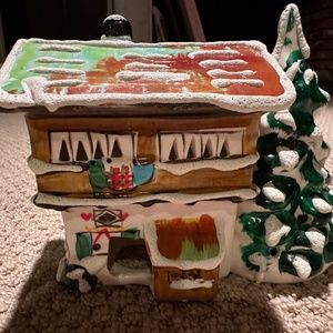 RARE Department 56 SNOW VILLAGE Mountain Ski Chalet